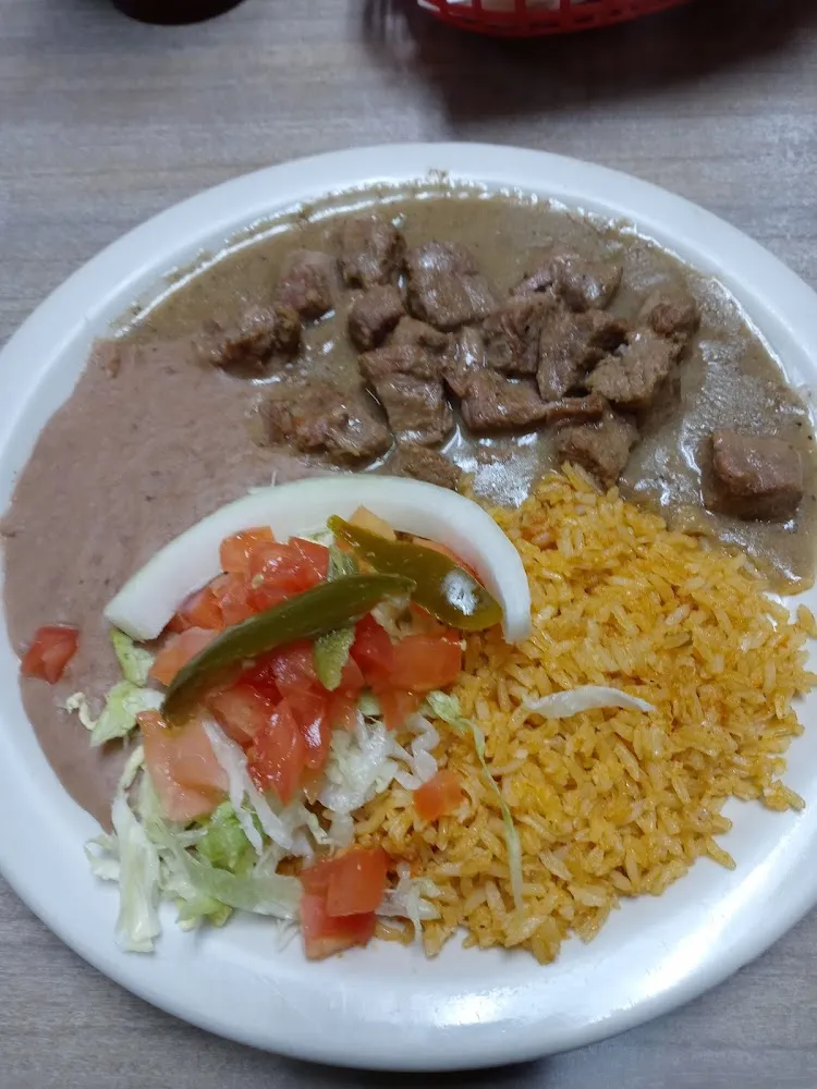 Carne Guisada Plate